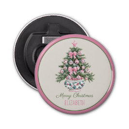 Preppy Chinoiserie Christmas Tree Personalized 栓抜き