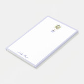 Preppy Chinoiserie Topiary Notes ポストイット (アングル)