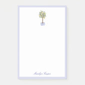 Preppy Chinoiserie Topiary Post-It Notes ポストイット (正面)
