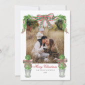 Preppy Christmas Card  招待状 (正面)