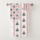 Preppy Christmas Gingham Bow バスタオルセット (インサイチュ)