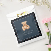 Preppy Classic Teddy Bear Baby Shower  フェイバーバッグ (封をした状態)