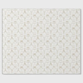 Preppy Coastal Lobsters and Crabs in Sandy Beige ラッピングペーパー (フラット)