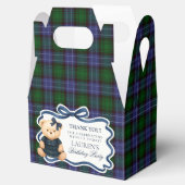 Preppy Coquette Bow Bear Girl Birthday Favor Box フェイバーボックス (オープン)