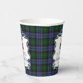 Preppy Coquette Bow Bear Tartan Plaid Birthday 紙コップ (右)