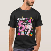 Preppy Coquette Bow I Was 6 Now I'm 7 7th Birthday Tシャツ (正面)