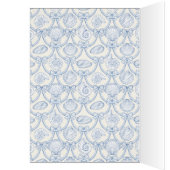 Preppy Couquette Coastal Baby Thank You Card (内側 (左))