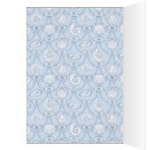 Preppy Couquette Coastal Baby Thank You Card (内側 (左))