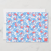 Preppy Crabs Palm Beach Golf Cart サンキューカード (裏面)