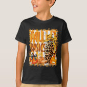 Preppy Fall Basics Coquette Bow Pumpkin Autumn Wom Tシャツ (正面)