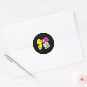 Preppy Fourth Grade Back To School 4th Grade Teach ラウンドシール (封筒)
