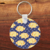 Preppy Goldfish Golf Cart キーホルダー (裏面)