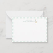 Preppy Goose Baby Shower Note Card ノートカード (正面)