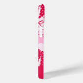 Preppy Hand Drawn Coquette Pink Red Bows Case-Mate iPhoneケース (裏面 / 右)