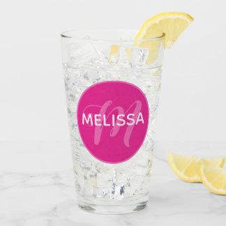 Preppy Hearts Pink タンブラーグラス