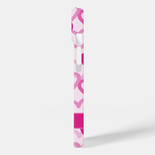 Preppy Hearts Pink Case-Mate iPhoneケース (裏面 / 左)