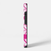 Preppy Hearts Pink iPhoneケース (左側面)