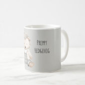 Preppy Hedgehog コーヒーマグカップ (正面右)
