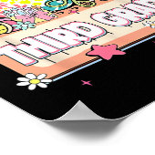 Preppy Kids Third Grade Grad 2025 Preschool 3rd Gr ポスター (角)