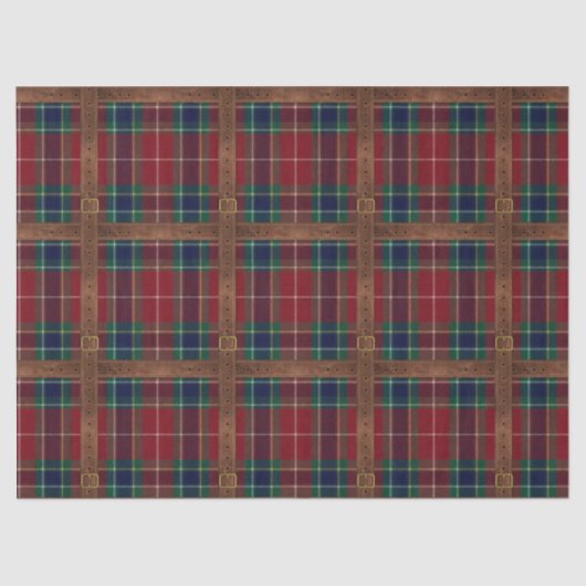 Preppy Lux Christmas Plaid II 薄葉紙 (正面)