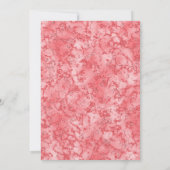 Preppy Luxury Berry Bow Coquette Clean Baby Shower 招待状 (裏面)