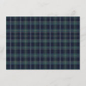 Preppy Luxury Golf Baby Shower Thank You Card エンクロージャーカード (裏面)