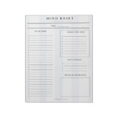 Preppy Mind Reset | Brain Dump List ノートパッド (回転)