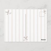 Preppy Minimalist Picture Wall Holiday Card ポストカード (裏面)
