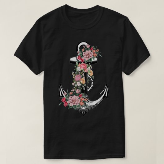 Preppy Nautical Anchor Gifts for Sailors Boaters & Tシャツ (デザイン正面)