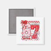 Preppy Nk Valentine 67 Six Seven Meme Valentines D マグネット (正面/裏面)