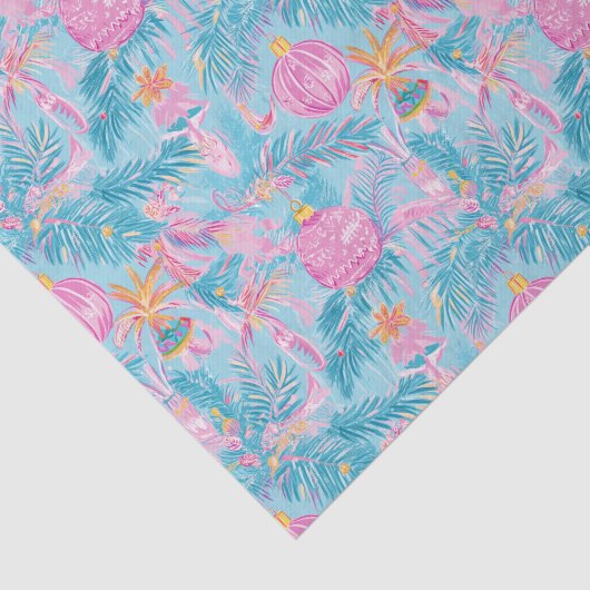 Preppy Palm Beach Christmas Trees & Ornaments 薄葉紙 (詳細)