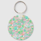 Preppy Palm Beach Golf Cart キーホルダー (裏面)