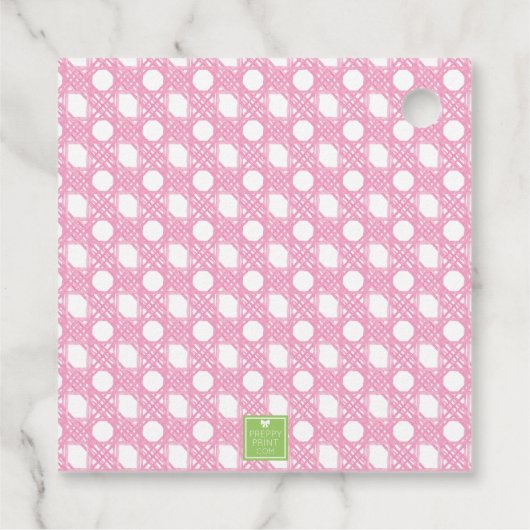 Preppy Palm Beach Monogram Crest フェイバータグ (裏面)