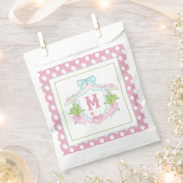 Preppy Palm Beach Monogram Crest フェイバーバッグ