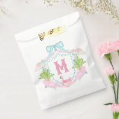 Preppy Palm Beach Monogram Crest フェイバーバッグ (封をした状態)