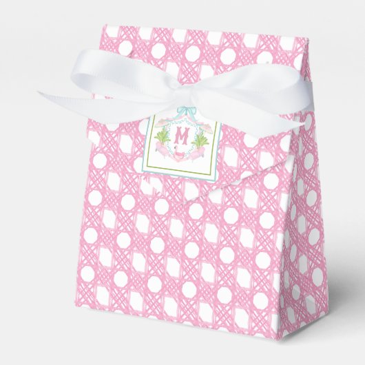 Preppy Palm Beach Monogram Crest フェイバーボックス (正面サイド)