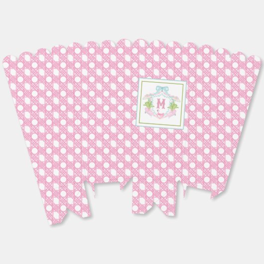 Preppy Palm Beach Monogram Crest フェイバーボックス (見開き)