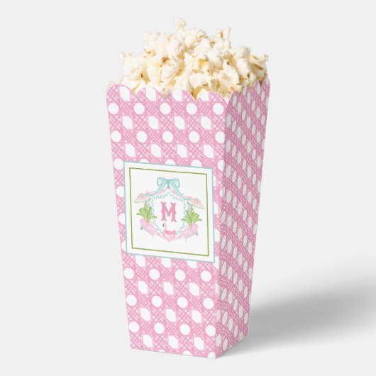 Preppy Palm Beach Monogram Crest フェイバーボックス (はじけた状態)