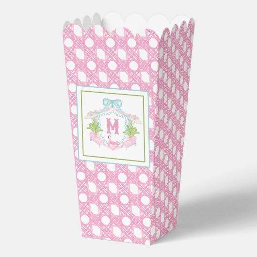 Preppy Palm Beach Monogram Crest フェイバーボックス (正面)