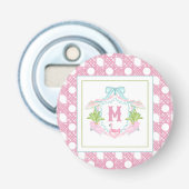 Preppy Palm Beach Monogram Crest 栓抜き (正面)