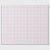 Preppy Pastel pink / Lilac Gingham Wrapping Paper ラッピングペーパー (フラット)