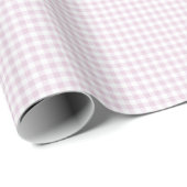 Preppy Pastel pink / Lilac Gingham Wrapping Paper ラッピングペーパー (ロールコーナー)