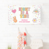 Preppy Patch Eight is a vibe 8th Birthday 横断幕 (インサイチュ)