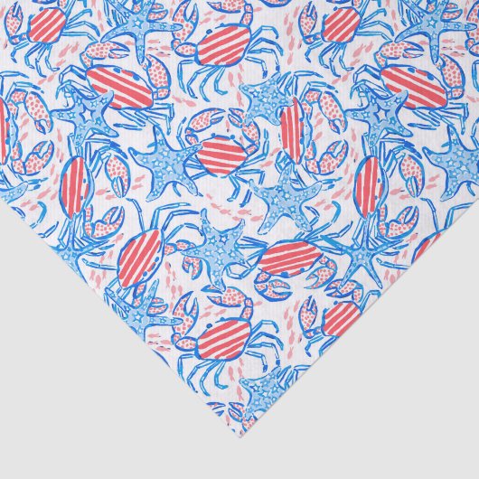 Preppy Patriotic Crabs 薄葉紙 (詳細)