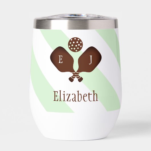 Preppy Pickleball Stripes (正面)