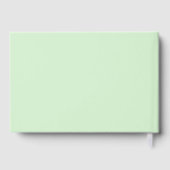 Preppy Pickleball Stripes Wedding ゲストブック (裏面)