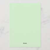 Preppy Pickleball Stripes Wedding 招待状 (裏面)