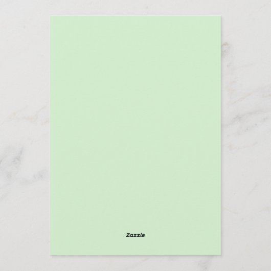 Preppy Pickleball Stripes Wedding 招待状 (裏面)