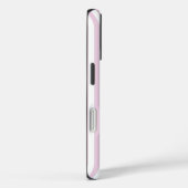 Preppy Pink Stripe and Bow Personalized Case-Mate iPhoneケース (裏面 / 右)