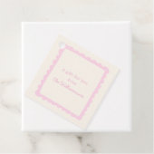 Preppy Pink Whimsical Border Custom Gift From フェイバータグ (インサイチュ)
